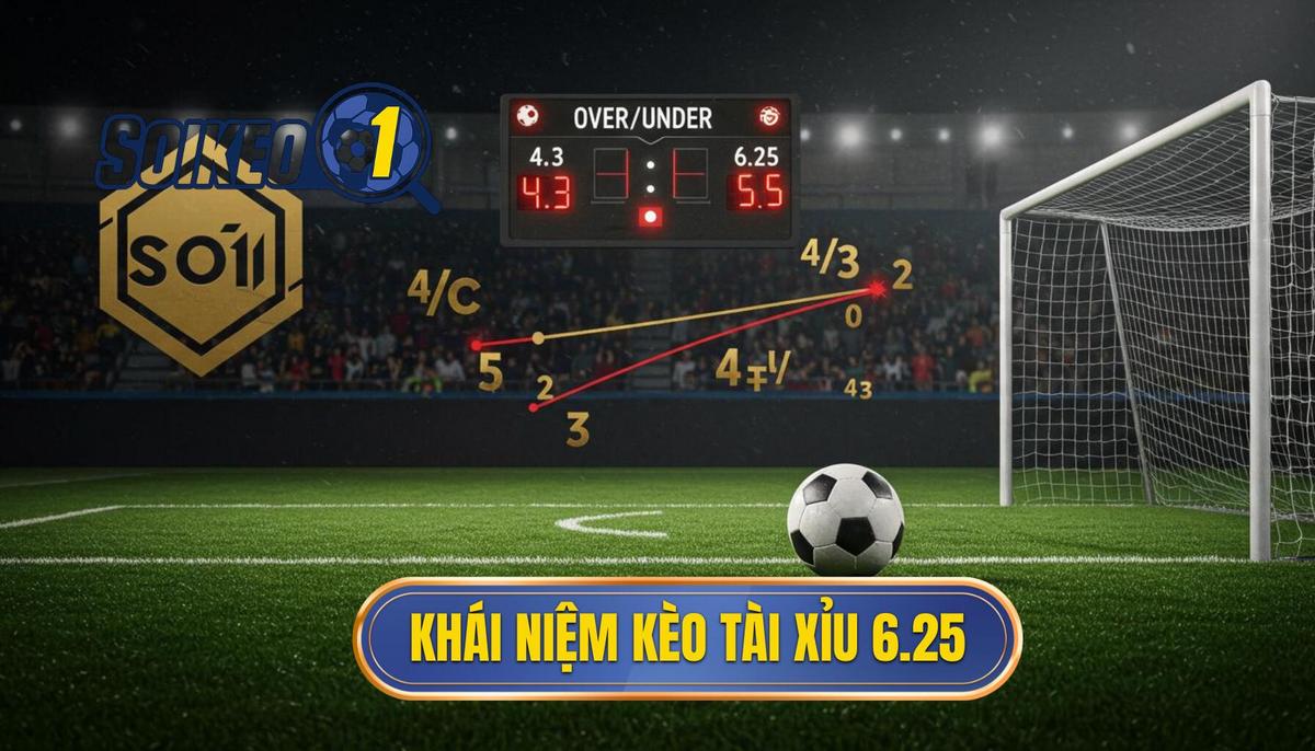 I. Khái Niệm Cơ Bản Về Kèo Tài Xỉu 6.25 (O_U 6 1_4)