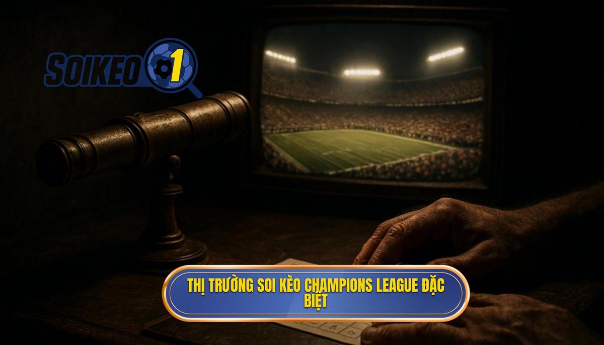 Đặc điểm khác biệt của thị trường soi kèo Champions League