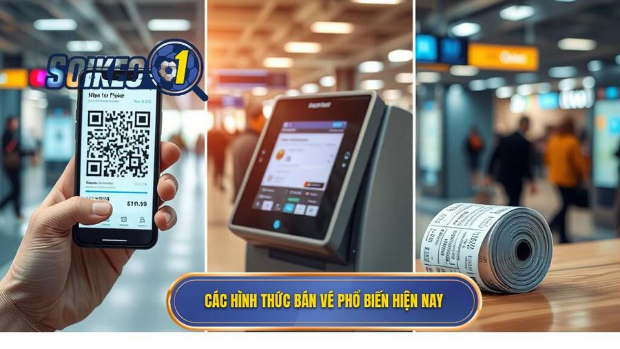 1. Các hình thức bán vé phổ biến hiện nay