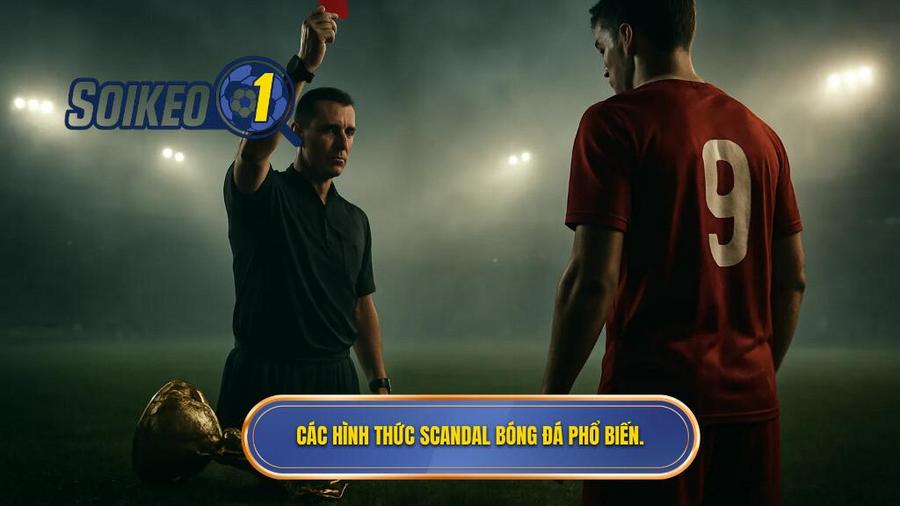 1. Các hình thức scandal bóng đá phổ biến.