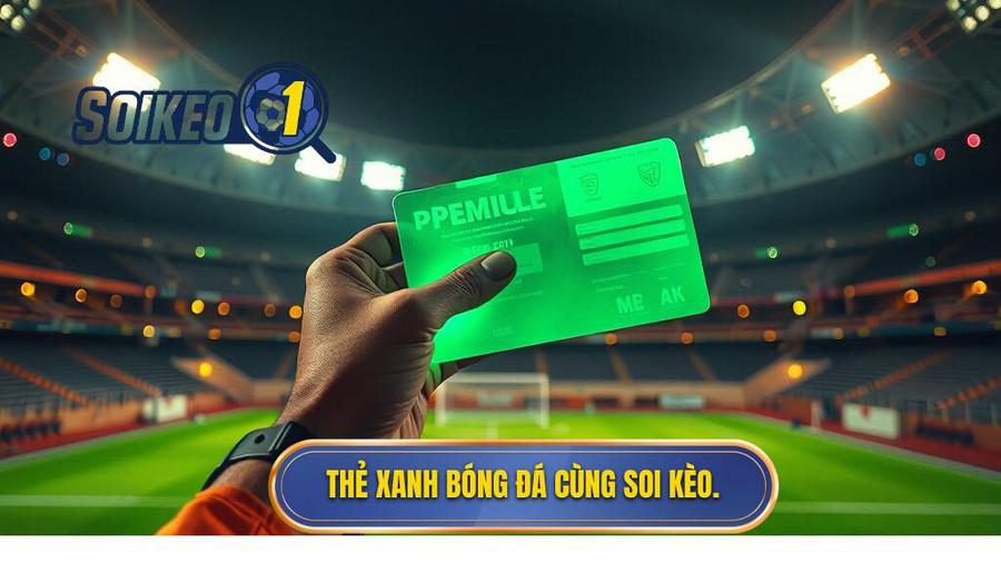 Thẻ xanh bóng đá cùng SOI KÈO.