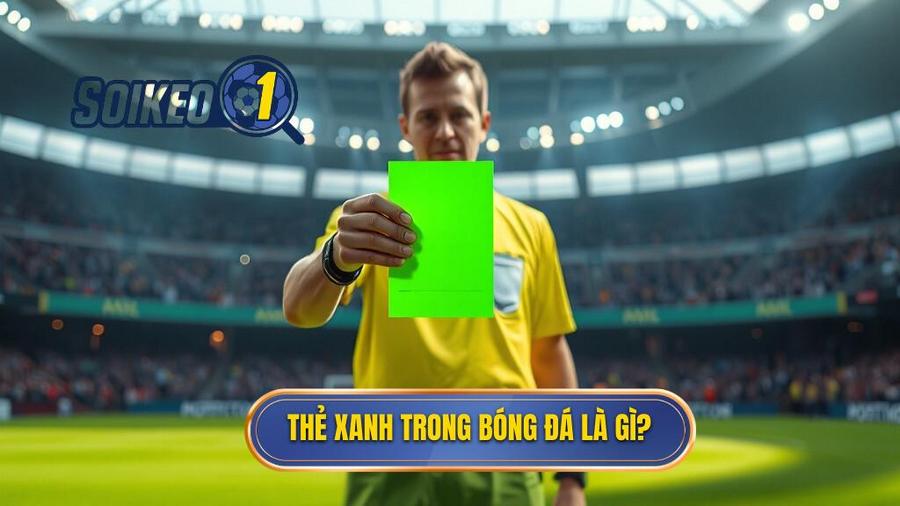 Khái niệm cơ bản: Thẻ xanh trong bóng đá là gì?